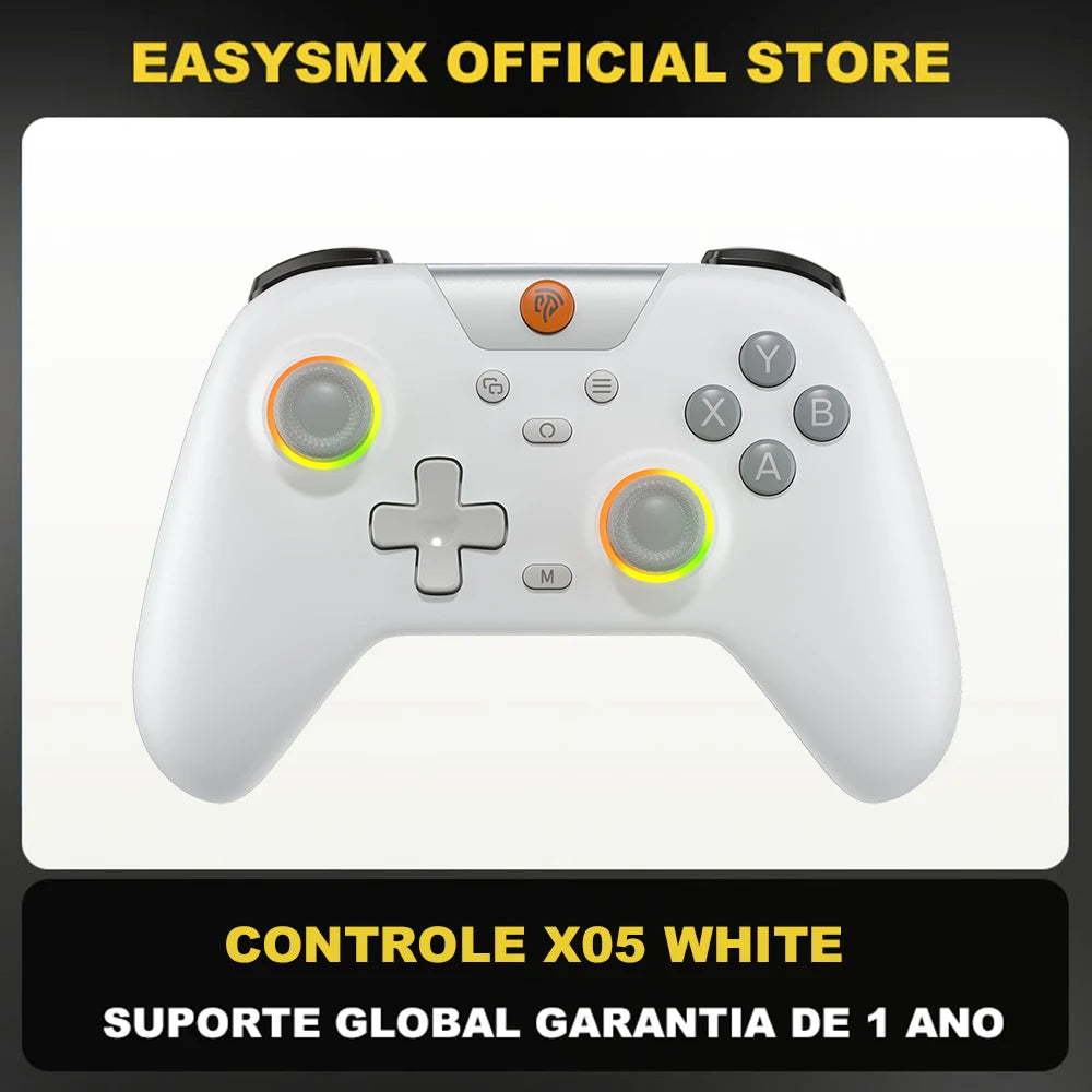 EasySMX X05 wireless gamepad RGB hall effect multi-platform