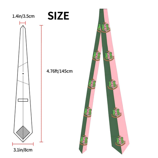 AKA Sorority Necktie – Customized Men's Wedding Tie