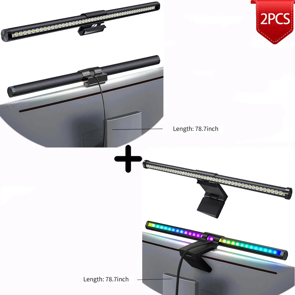 RGB LED Monitor Light Bar – 44cm Screen Hanging Lamp