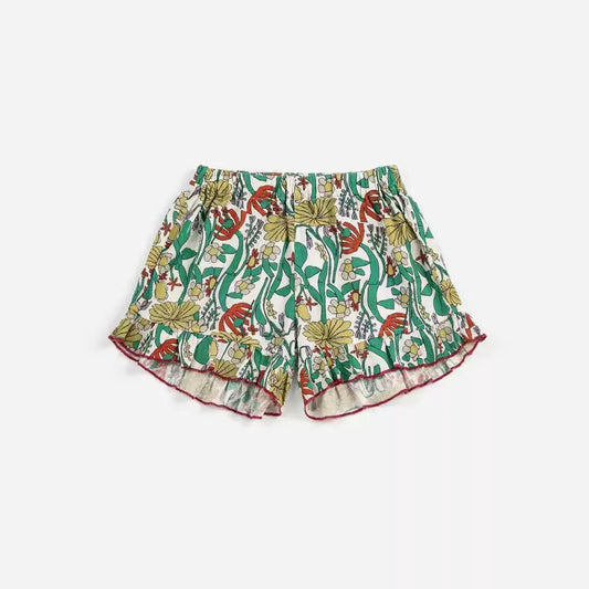 Girls Countryside Flower Printed Dress – Kids Summer Outfit