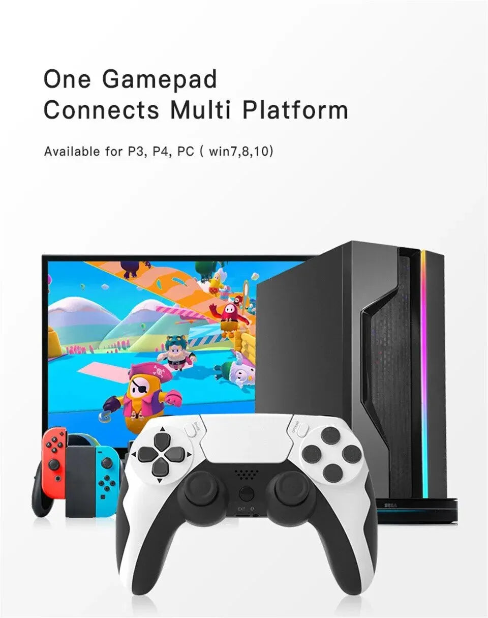 GAMINJA P48 Wireless Gamepad for PS4 PS3 & PC – Six-Axis