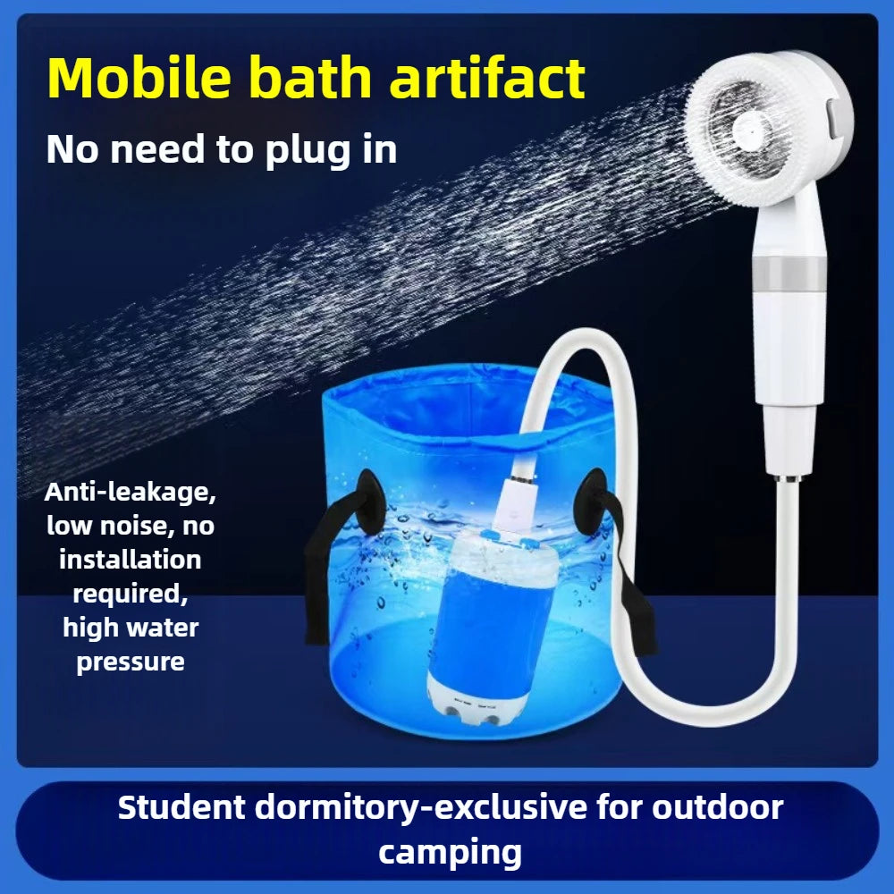 Outdoor Portable Shower Gadget – Camping & Dormitory Use