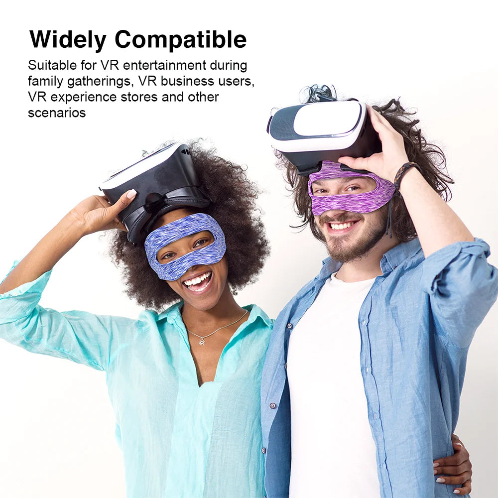 Breathable VR Eye Mask Cover & Sweat Pad for Meta Quest 2/3 & Oculus Quest