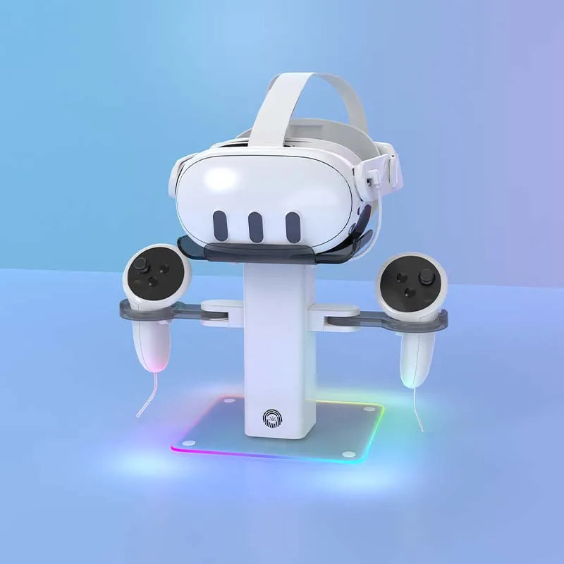 VR Headset Stand & Controller Display Holder for Meta Quest 3/3S