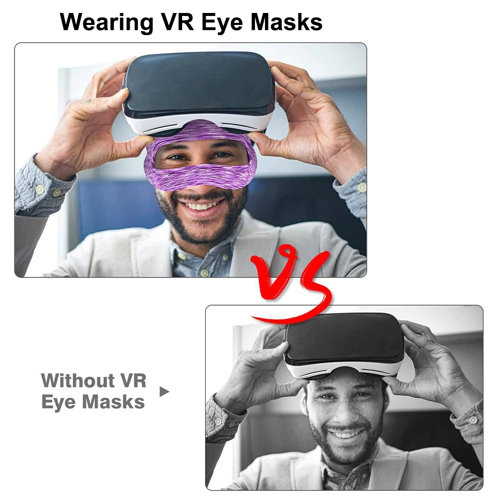 Breathable VR Eye Mask Cover & Sweat Pad for Meta Quest 2/3 & Oculus Quest