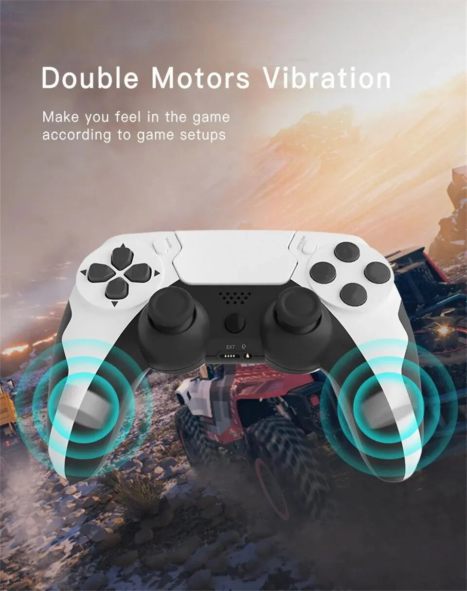 GAMINJA P48 Wireless Gamepad for PS4 PS3 & PC – Six-Axis