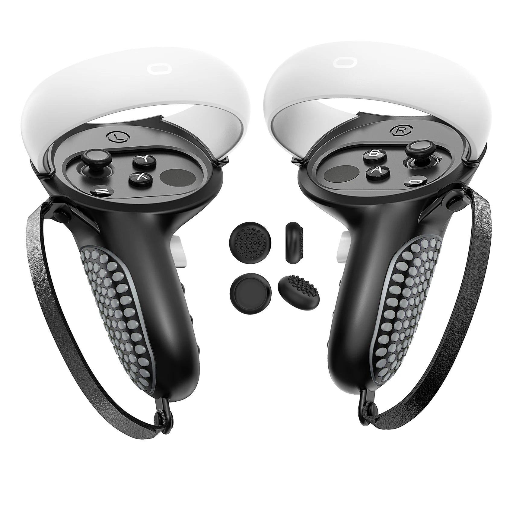 Silicone VR Controller Cover & Knuckle Grip for Oculus Quest 2/3