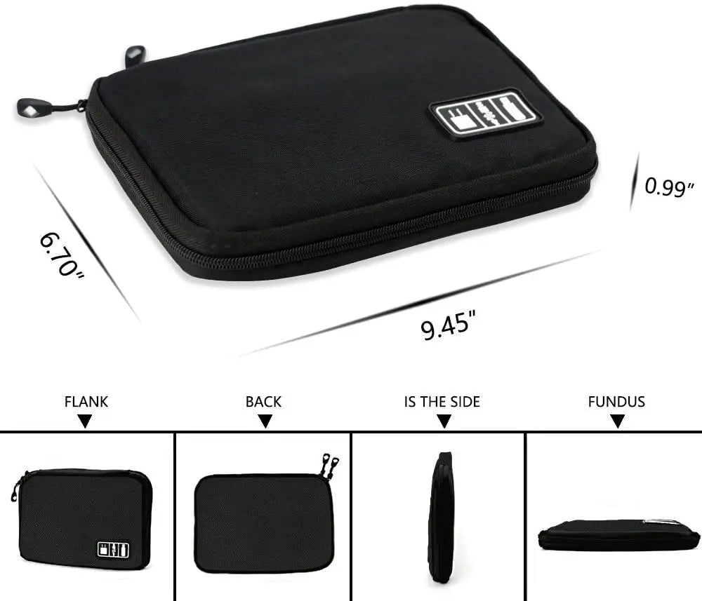 Cable Organizer Storage Bag – Travel Electronics Accessories