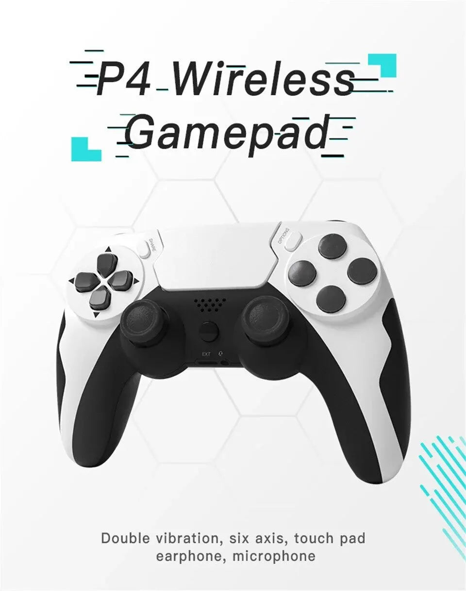 GAMINJA P48 Wireless Gamepad for PS4 PS3 & PC – Six-Axis