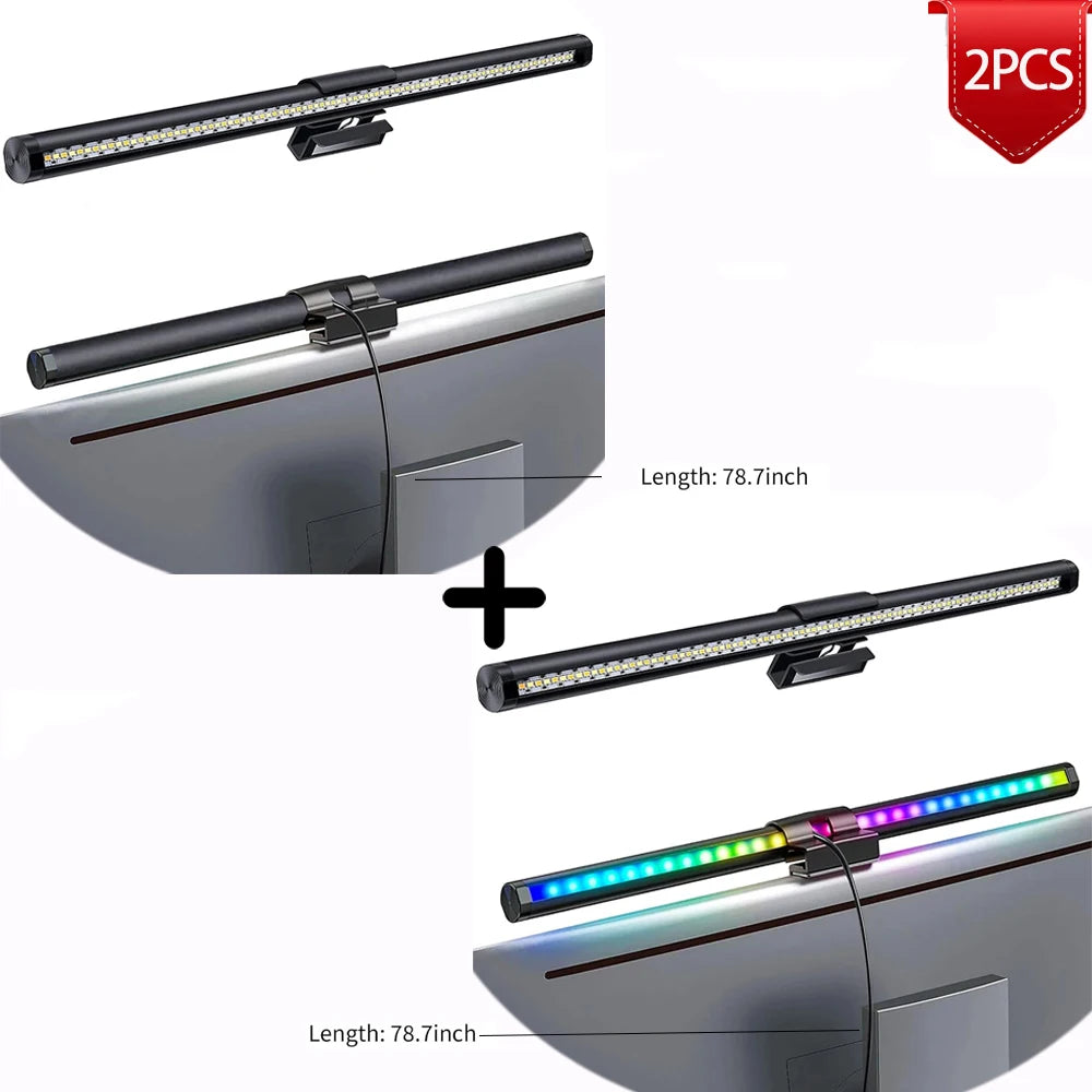RGB LED Monitor Light Bar – 44cm Screen Hanging Lamp