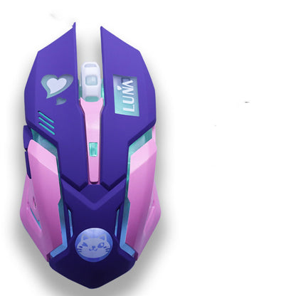 Silent Wireless Gaming Mouse – Mute Click Design