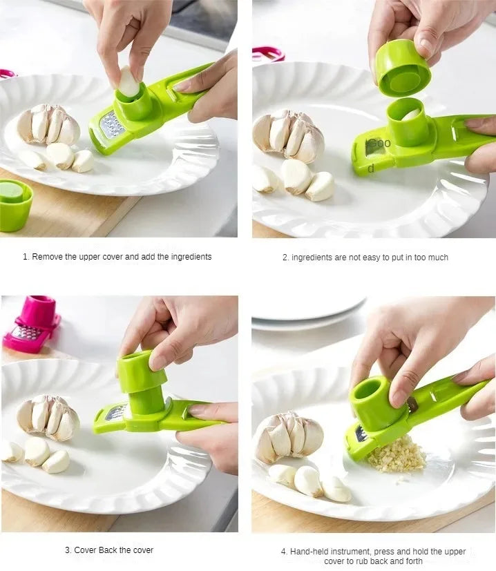 Manual Mini Garlic Grinder – Creative Garlic Press Tool