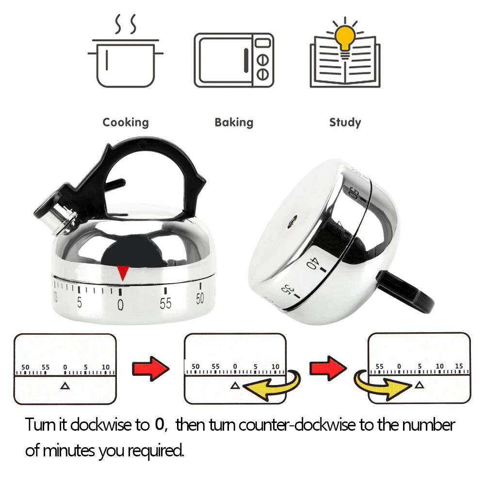 60-Minute Kitchen Timer – Cooking Reminder Tool