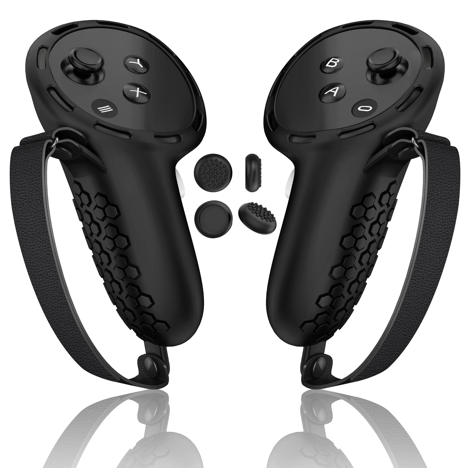 Silicone VR Controller Cover &amp; Knuckle Grip for Oculus Quest 2/3