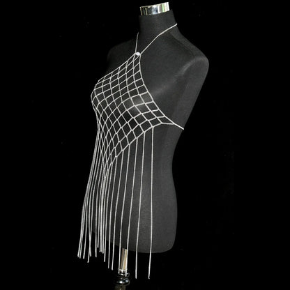 Fringed Punk Bra Dress – Women&