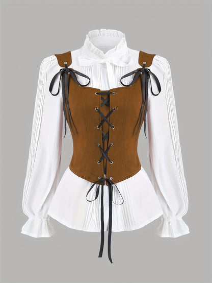 Medieval Renaissance Corset Halter Top – Women&