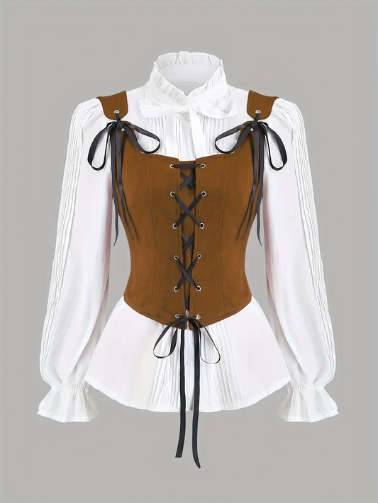 Medieval Renaissance Corset Halter Top – Women's Vintage Style