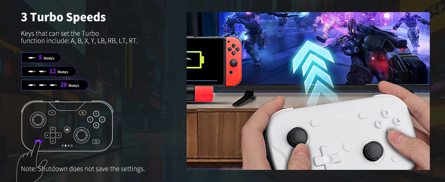 AceGamer wireless pocket controller – Compact Gaming for Switch &amp; PC