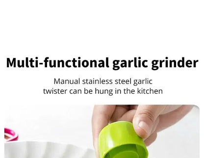 Mini Garlic Grinder &amp; Press – Kitchen Cooking Accessory