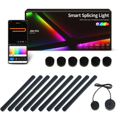 DIY Splicing RGB Smart Wall Light – Voice &amp; App Control