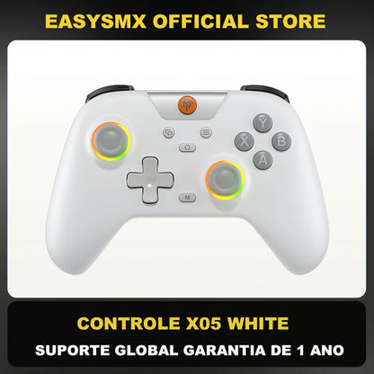 EasySMX X05 wireless gamepad RGB hall effect multi-platform
