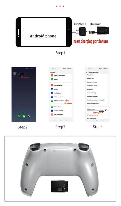 Wireless handheld controller for PS1 PS2 PS3 PC Android – Gamepad