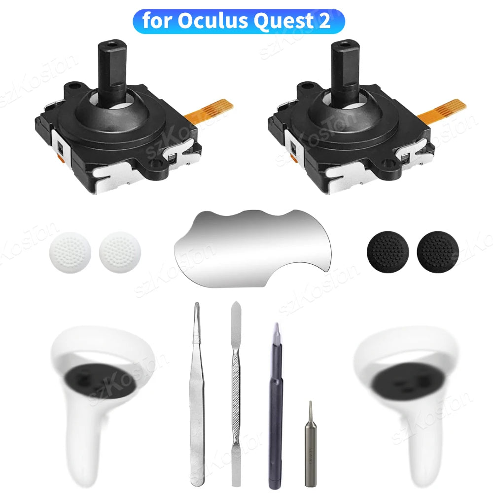 VR Joystick Replacement Kit for Oculus Quest 2 – Thumbstick Repair