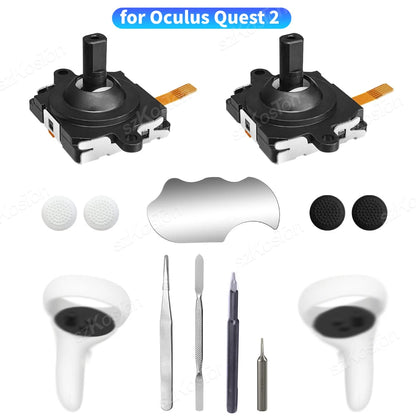 VR Joystick Replacement Kit for Oculus Quest 2 – Thumbstick Repair