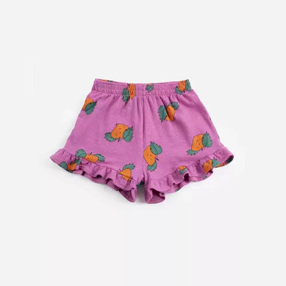 Girls Countryside Flower Printed Dress – Kids Summer Outfit