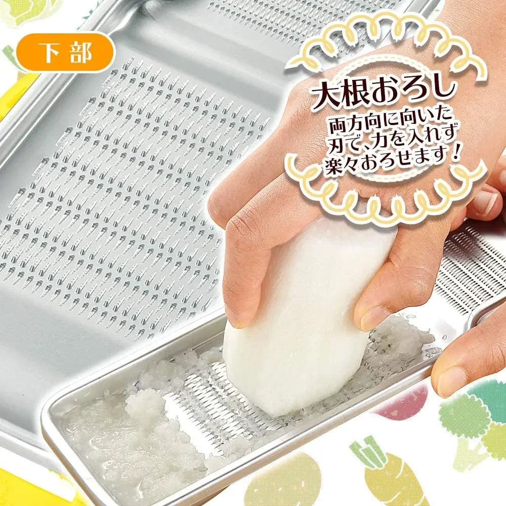 Japanese Ginger Grinder – Household Grated Mustard &amp; Spice Tool