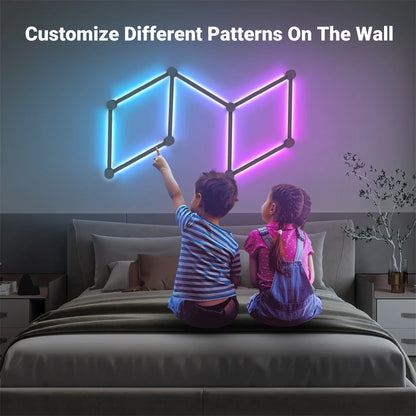 DIY Splicing RGB Smart Wall Light – Voice &amp; App Control