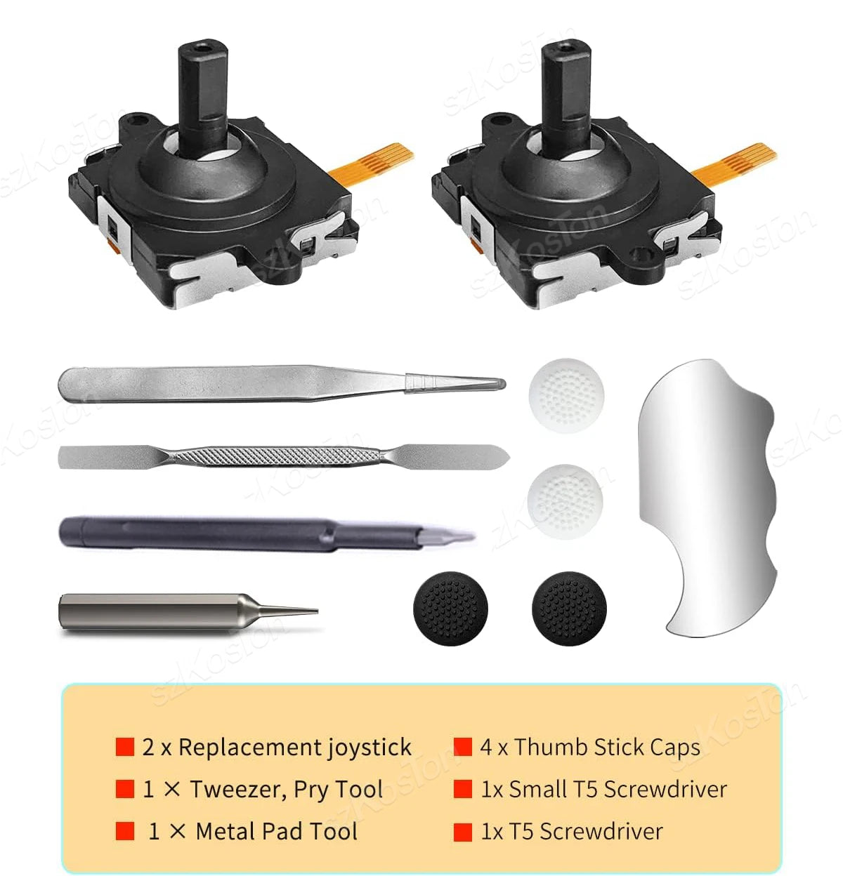 VR Joystick Replacement Kit for Oculus Quest 2 – Thumbstick Repair