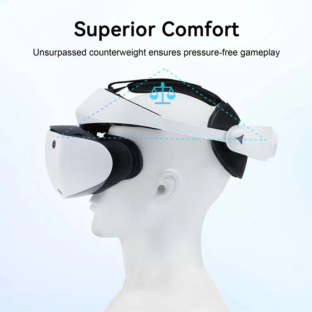 AMVR Comfort Kit for PS VR2 – Forehead Support Pad &amp; Back Cushion Set