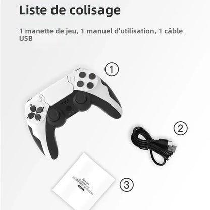 GAMINJA P48 Wireless Gamepad for PS4 PS3 &amp; PC – Six-Axis