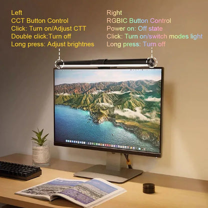 RGB LED Monitor Light Bar – 44cm Screen Hanging Lamp