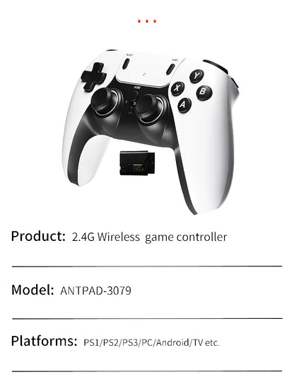 Wireless gamepad for PS1 PS2 PS3 PC Android  Multi-Platform Controller