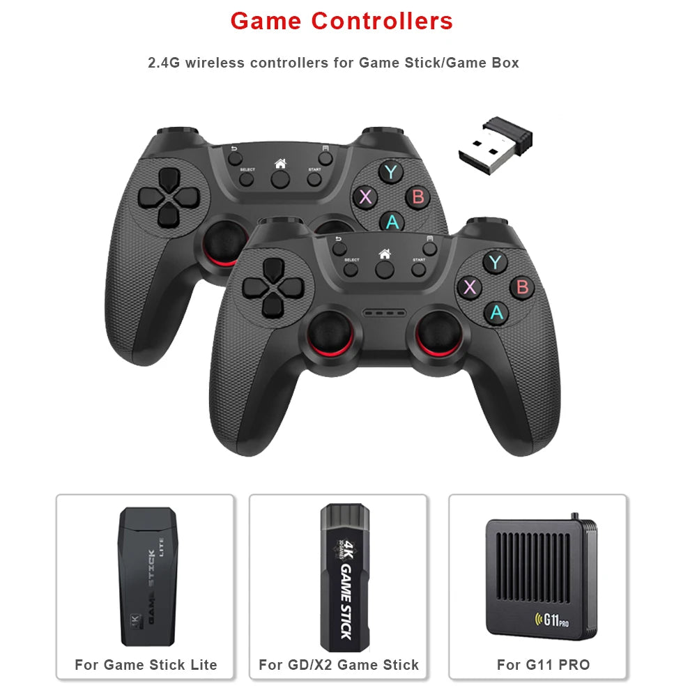 Wireless gamepad mando android pc tv box mobile controller
