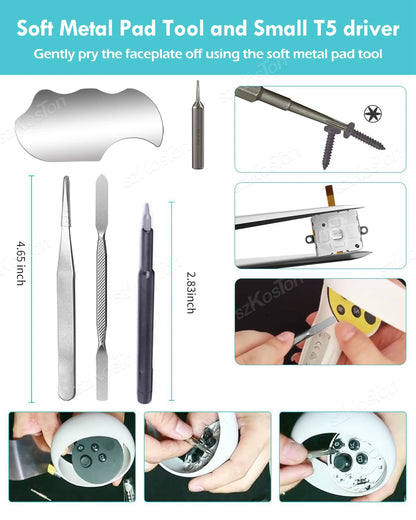 VR Joystick Replacement Kit for Oculus Quest 2 – Thumbstick Repair