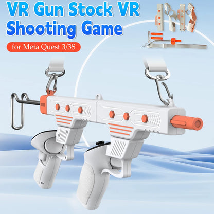 VR Rifle Adapter &amp; Controller Stock for Meta Quest – Shooting Games