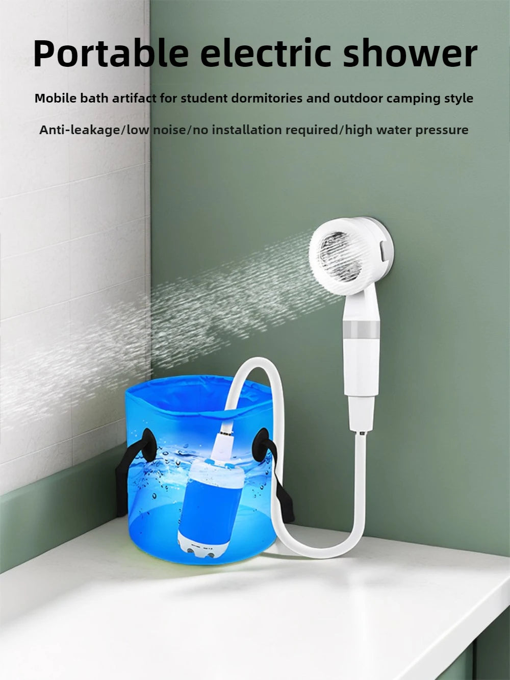 Outdoor Portable Shower Gadget – Camping &amp; Dormitory Use