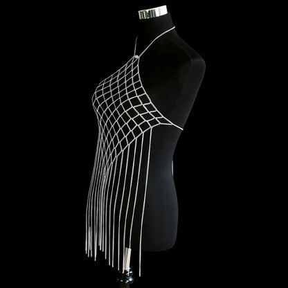 Fringed Punk Bra Dress – Women&