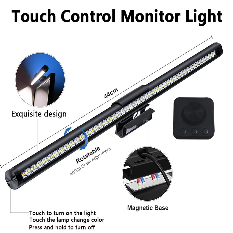 RGB LED Monitor Light Bar – 44cm Screen Hanging Lamp