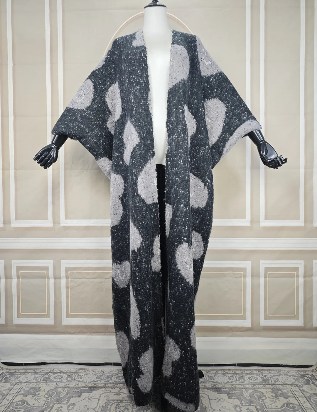 Luxury Fur Gradient Coat Poncho – Women&