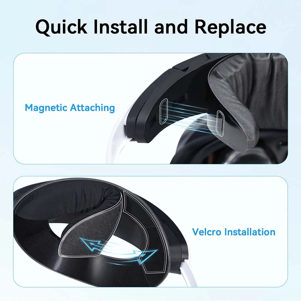 AMVR Comfort Kit for PS VR2 – Forehead Support Pad &amp; Back Cushion Set