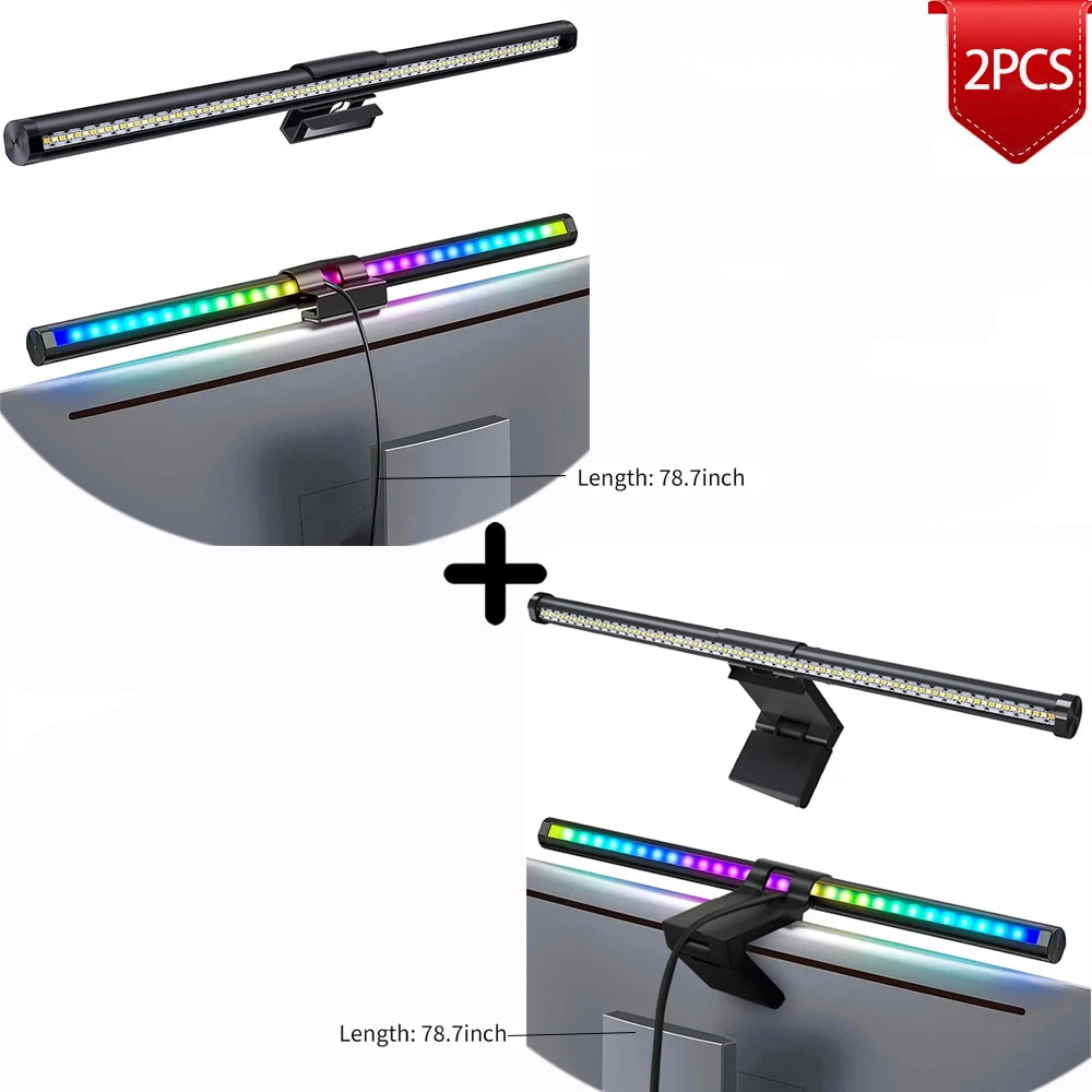 RGB LED Monitor Light Bar – 44cm Screen Hanging Lamp