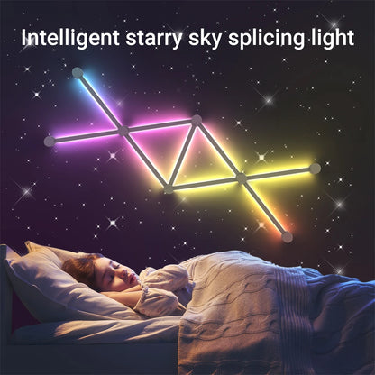 DIY Splicing RGB Smart Wall Light – Voice &amp; App Control