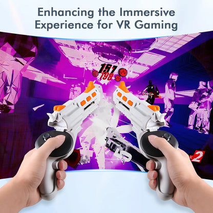 VR Rifle Gunstock Grip for Meta Quest 2/3/3S – Enhanced FPS Immersion