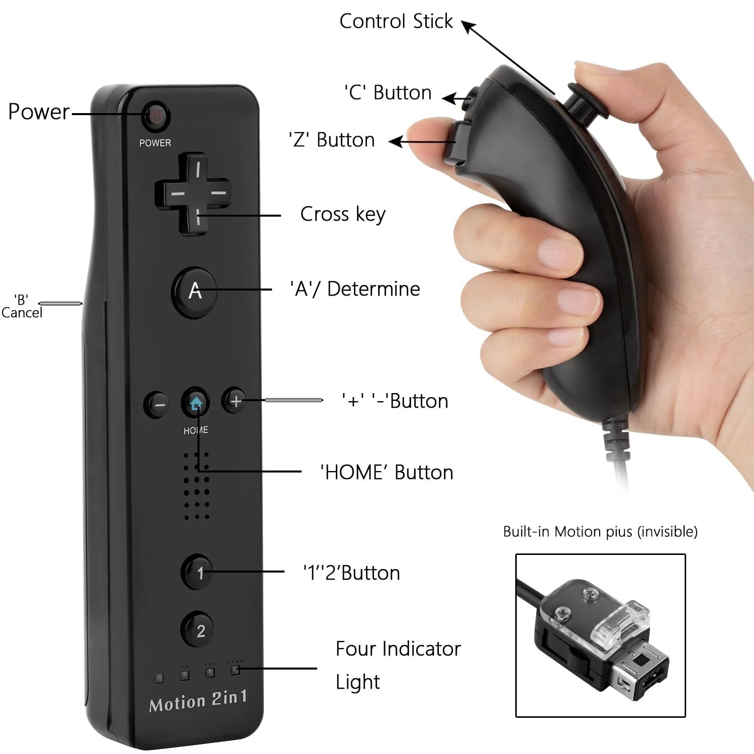 Storm Wyrm Wii Wii U controller motion plus with silicone case