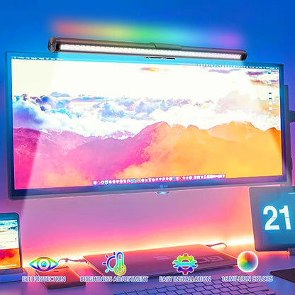 RGB LED Monitor Light Bar – 44cm Screen Hanging Lamp