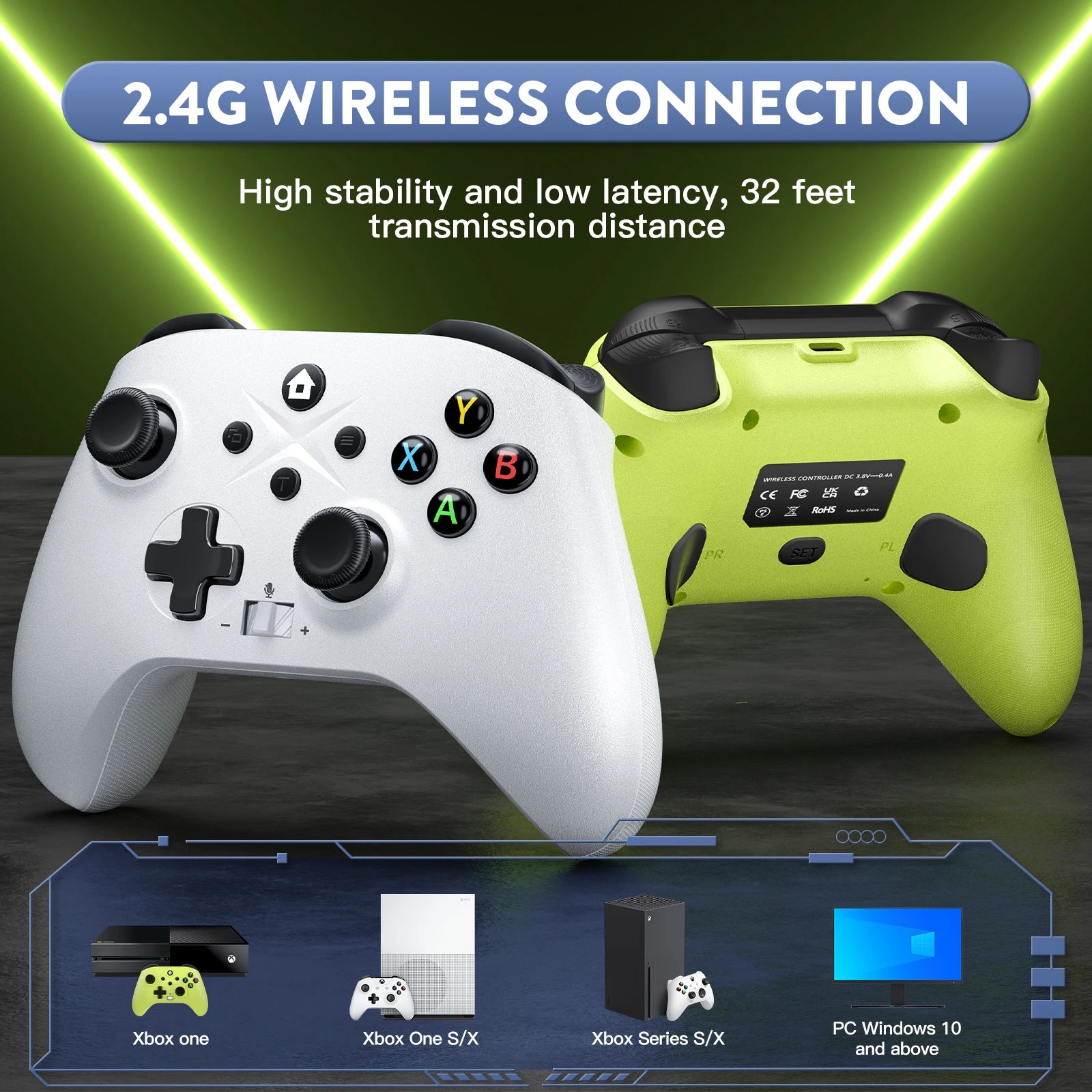 Wireless xbox controller 2.4G for Xbox One Series S X PC